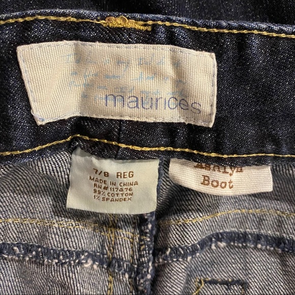 Maurices Ashlyn Bootcut Faded Distressed Jeans - Picture 4 of 5